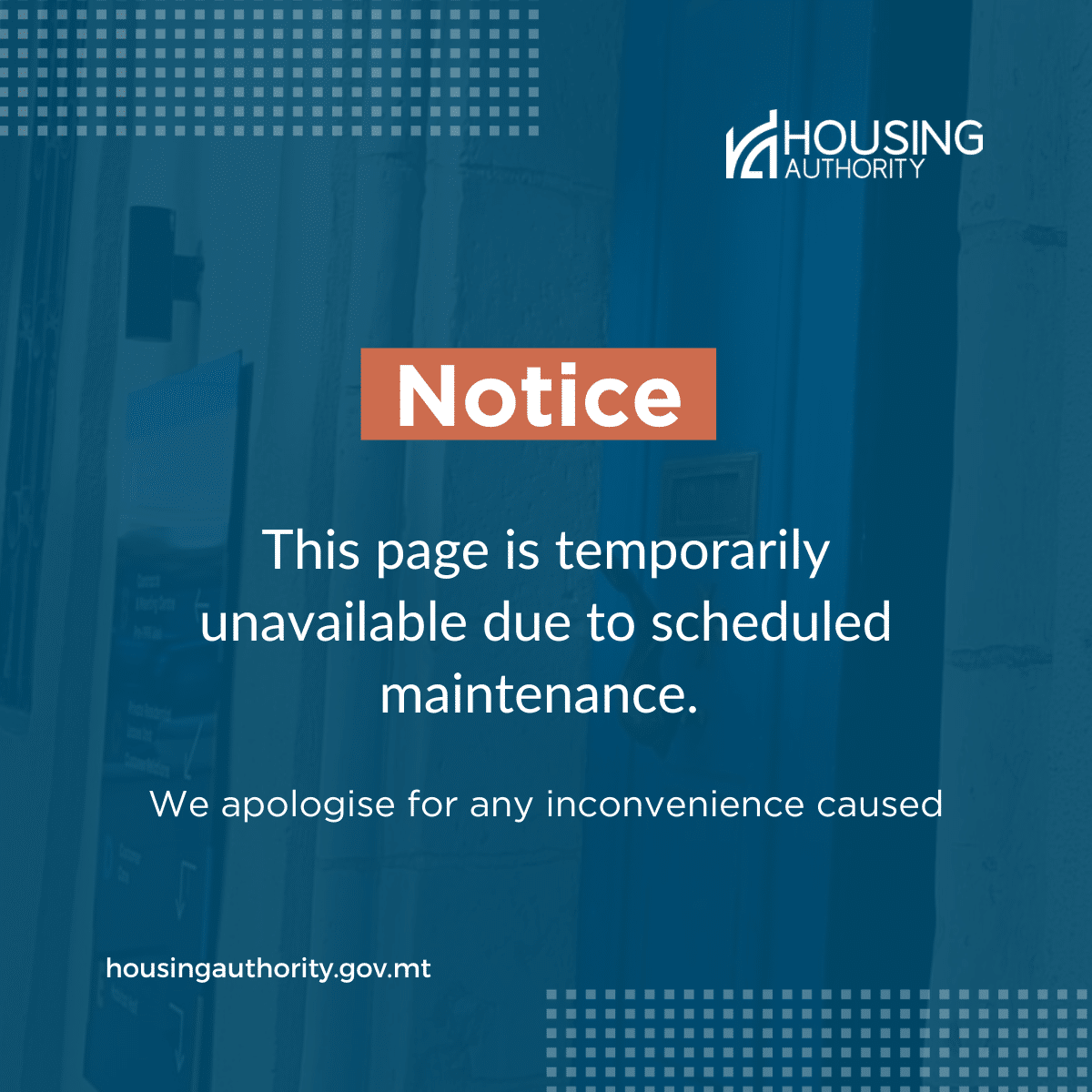 Temporary Unavailable - Housing Authority